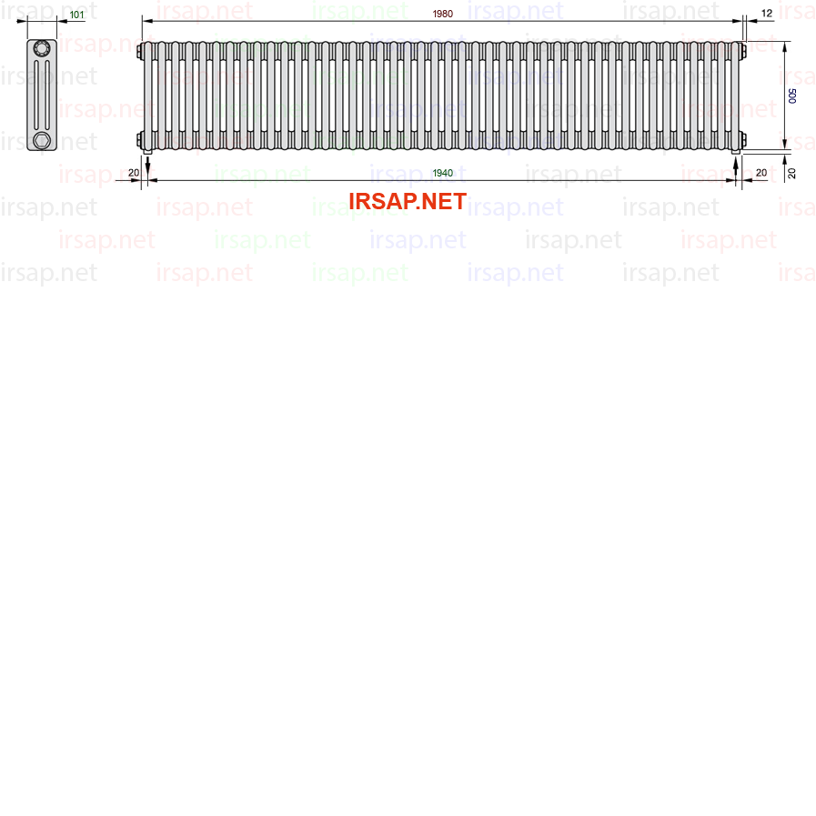 Радиатор IRSAP Tesi 30500/44 T16 CL 01